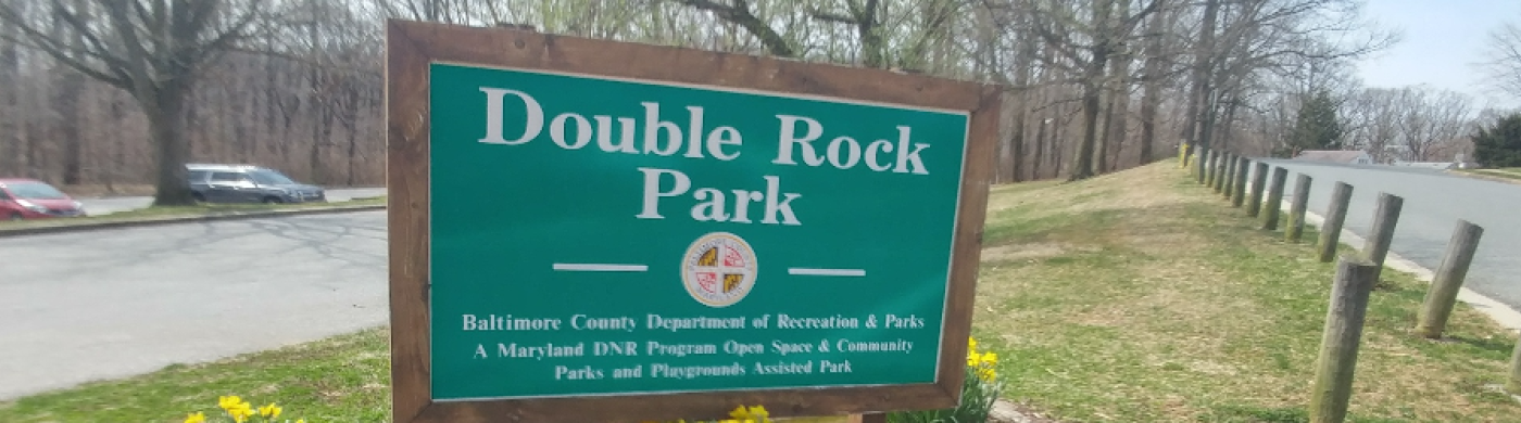 Sign that reads Double Rock Park