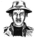 Composite sketch of suspect in the homicide case of Heath Hamilton in 2004