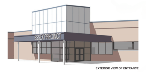 A rendering of the redesigned Essex Precinct.