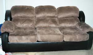 Loveseat in Jerryell Foster's house